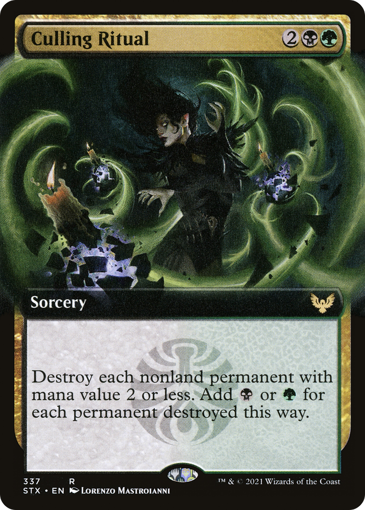 Culling Ritual (Extended Art) (STX-337) - Strixhaven: School of Mages - Magic The Gathering