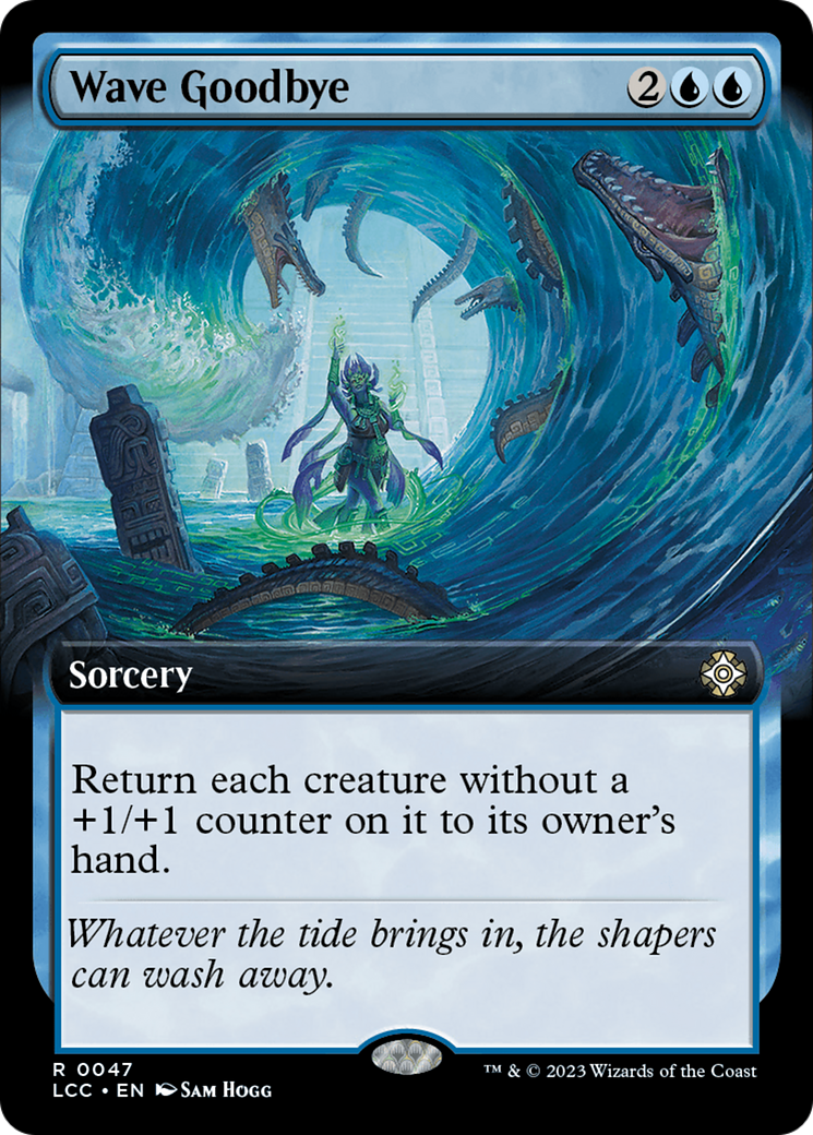 Wave Goodbye (Extended Art) (LCC-047) - The Lost Caverns of Ixalan Commander - Magic The Gathering