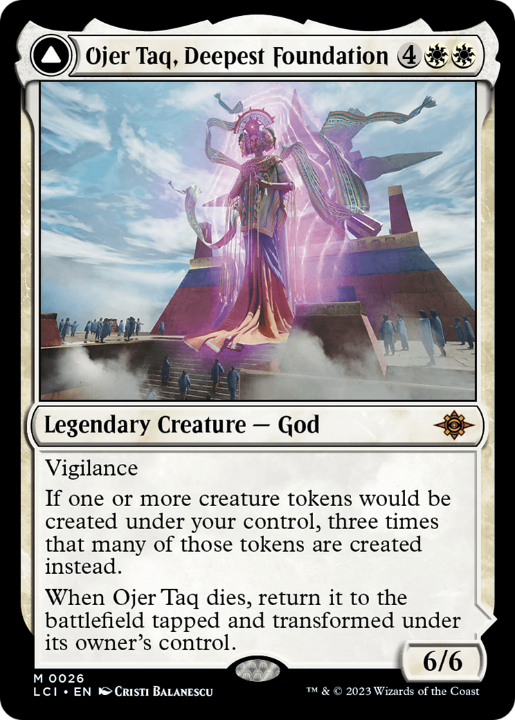 FOIL Ojer Taq, Deepest Foundation (LCI-026) - The Lost Caverns of Ixalan - Magic The Gathering