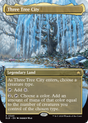 FOIL Three Tree City (BLB-340) - Bloomburrow (Borderless) - Magic The Gathering