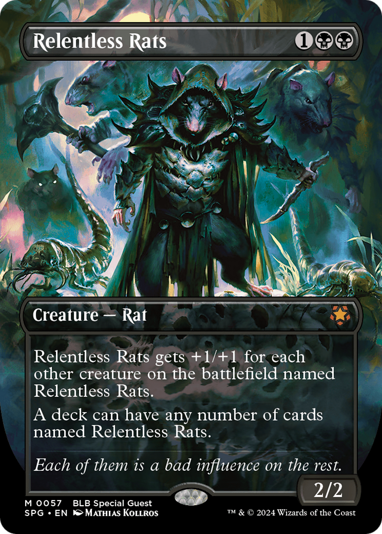 FOIL Relentless Rats (SPG-057) - Special Guests - Magic The Gathering