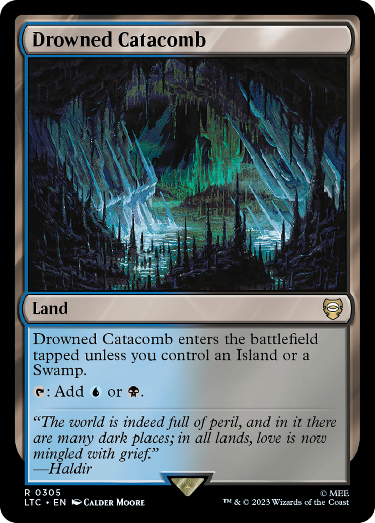 Drowned Catacomb (LTC-305) - Tales of Middle-earth Commander - Magic The Gathering