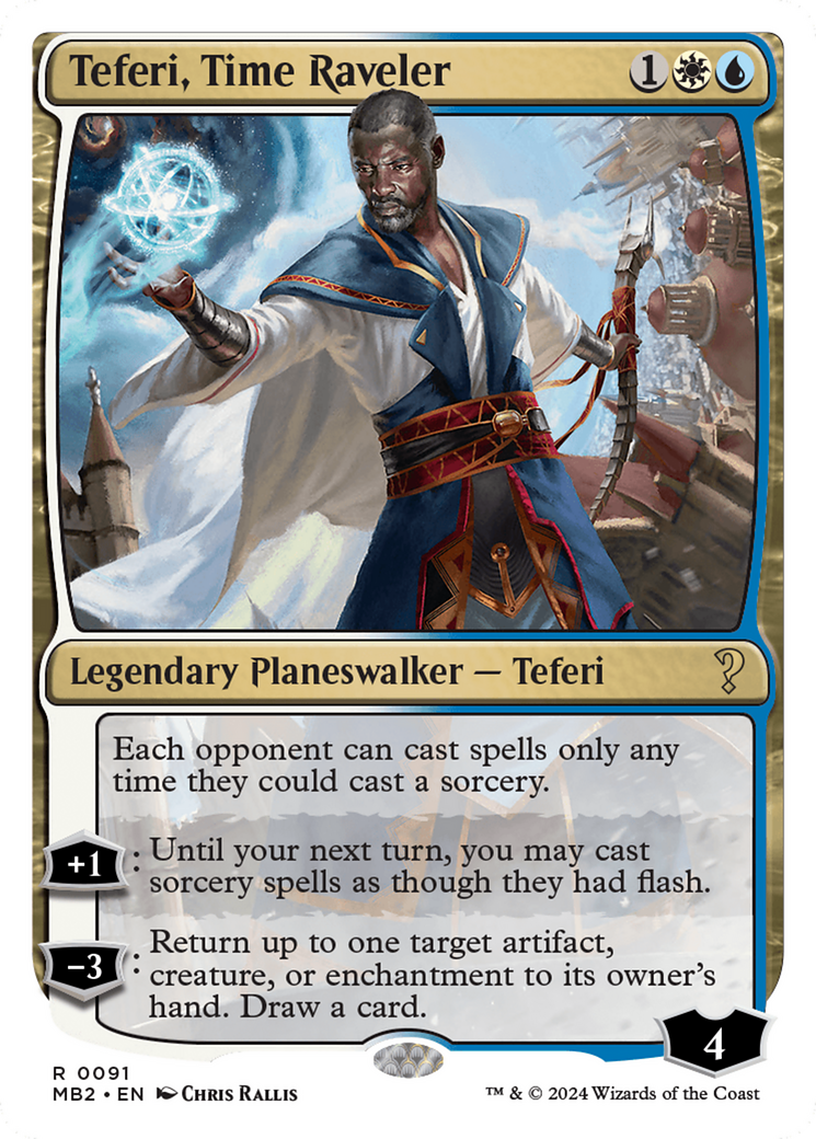 Teferi, Time Raveler (MB2-091) - Mystery Booster 2 - Magic The Gathering