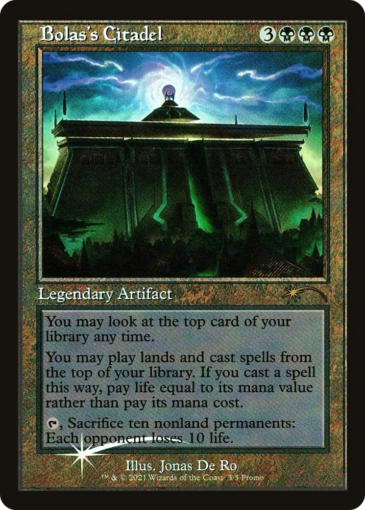 FOIL Bolas's Citadel (Retro Frame) (WPN-003) - Love Your LGS 2021 - Magic The Gathering