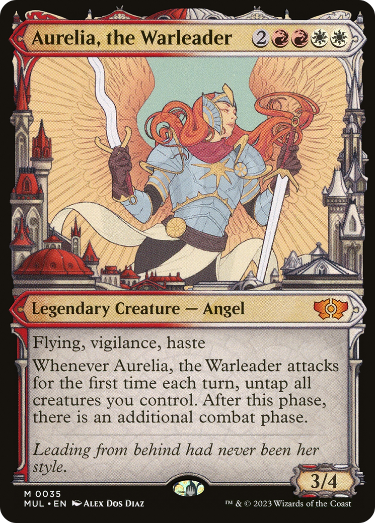 Aurelia, the Warleader (MUL-035) - Multiverse Legends - Magic The Gathering