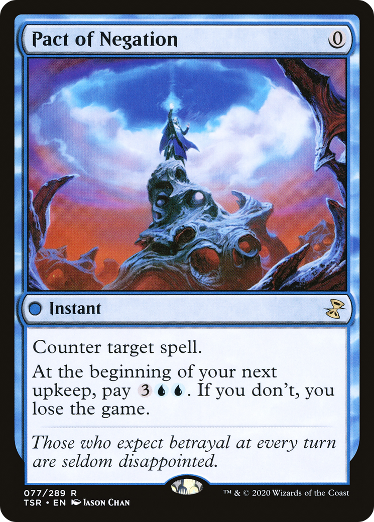 FOIL Pact of Negation (TSR-077) - Time Spiral Remastered - Magic The Gathering