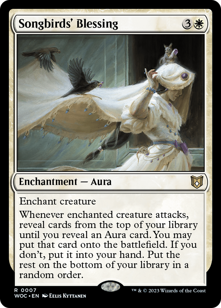 Songbirds' Blessing (WOC-007) - Wilds of Eldraine Commander - Magic The Gathering