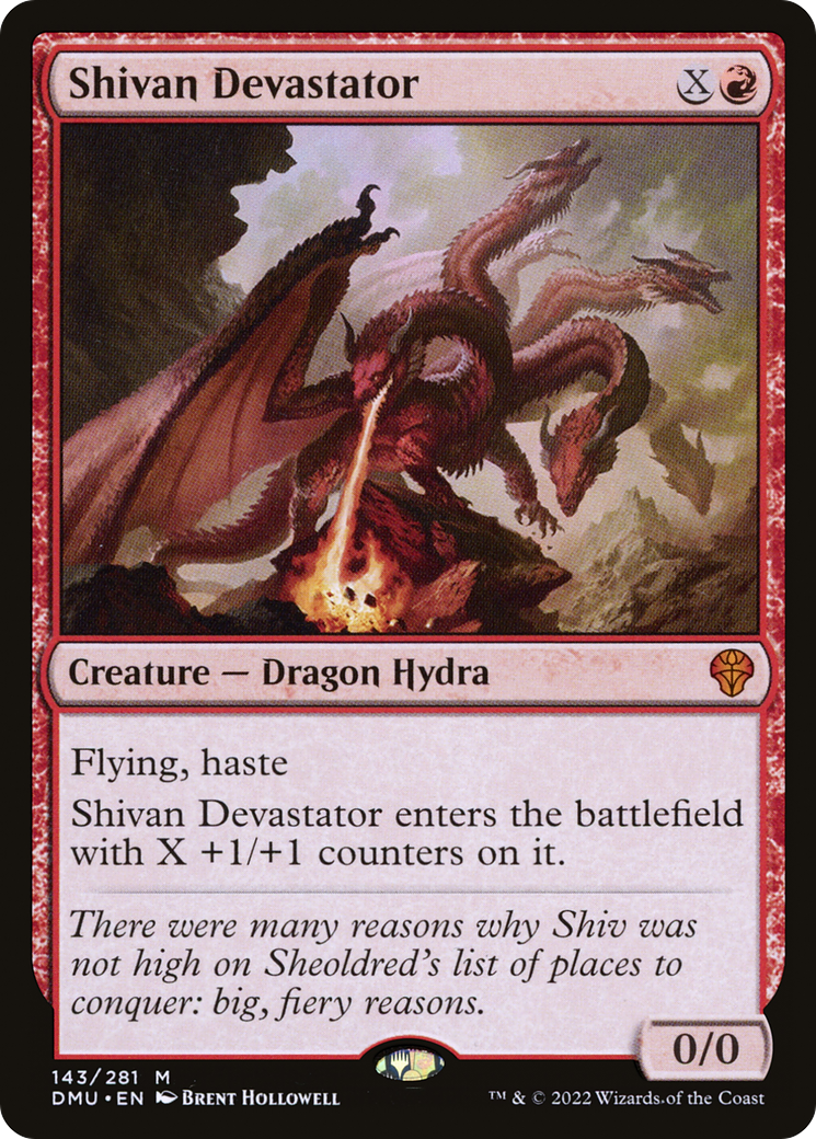 Shivan Devastator (DMU-143) - Dominaria United - Magic The Gathering