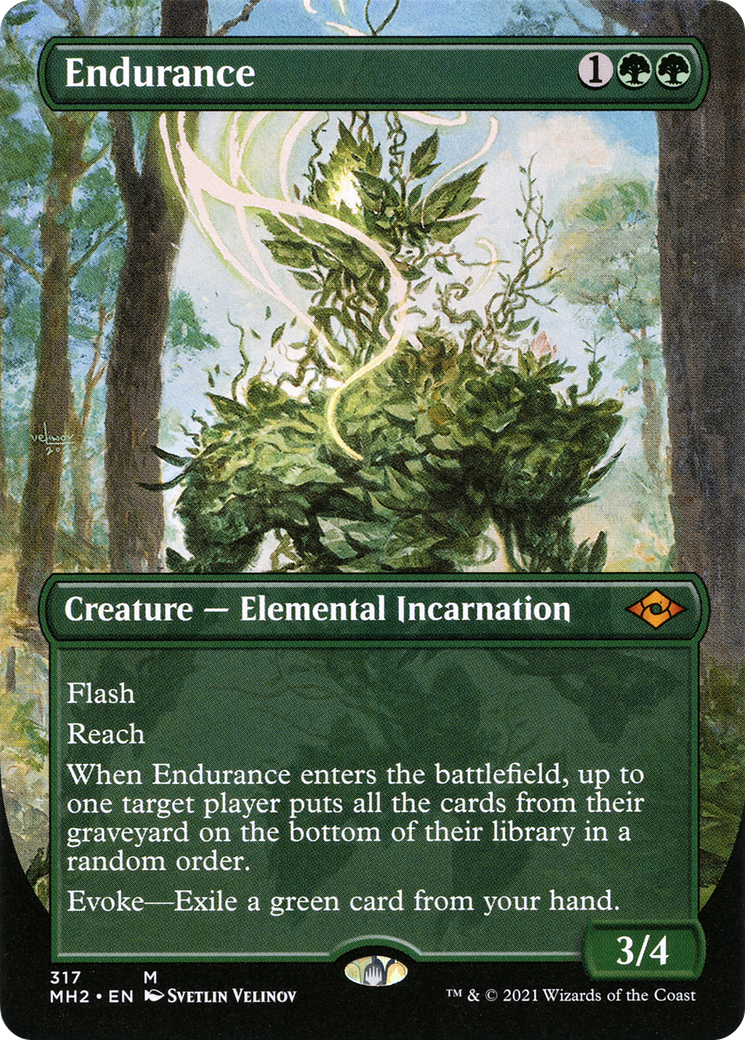 FOIL Endurance (Borderless) (MH2-317) - Modern Horizons 2 - Magic The Gathering