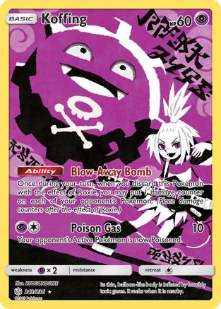 Koffing 243/236 - Cosmic Eclipse Pokemon Holofoil
