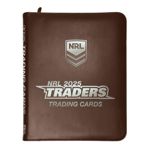 2025 NRL Traders Rugby Trading Cards Official Album Binder 30 Pages 9 PKT