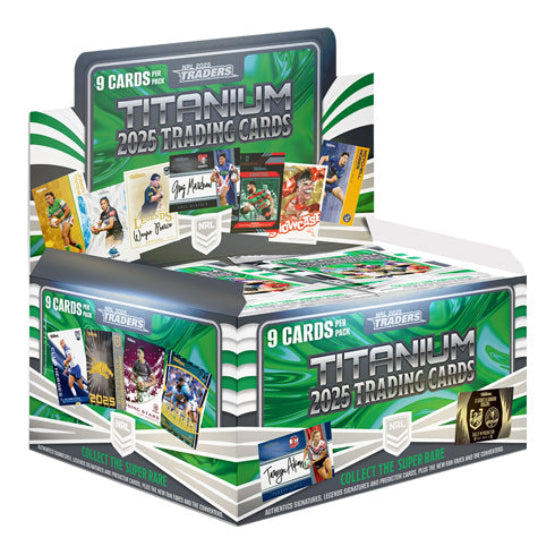 2025 NRL Traders Rugby Trading Cards PRIORITY Titanium Hobby Box