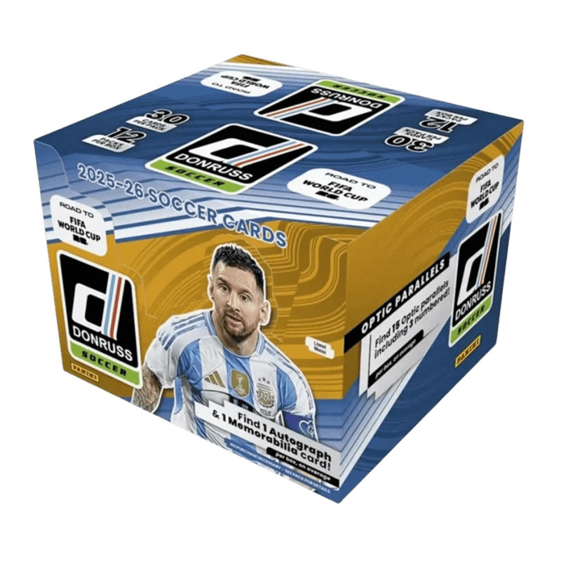 2025-26 Donruss Road to World Cup Soccer Hobby Booster Box