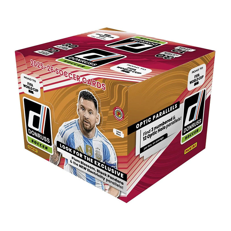 2025-26 Donruss Road to World Cup Soccer International Hobby Booster Box