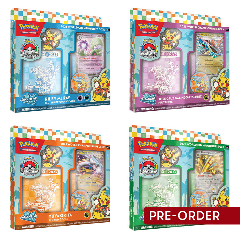 2025 Pokemon TCG World Championships Deck (Set of 4)