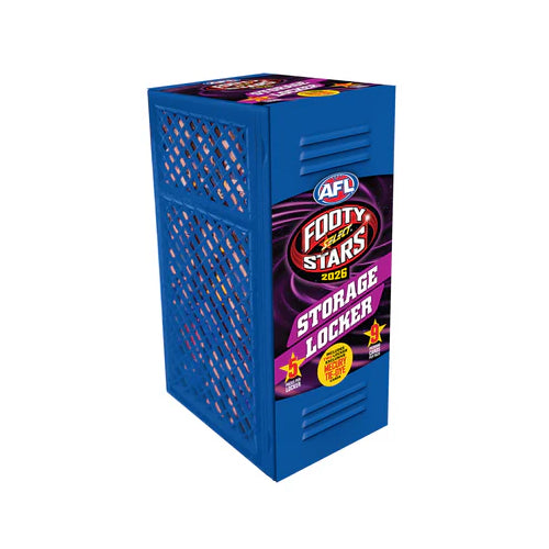 2026 AFL Footy Stars Storage Blaster Locker (Contains Exclusive Cards Pack)