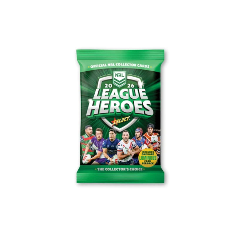 2026 NRL League Heroes Rugby Trading Cards Booster Box