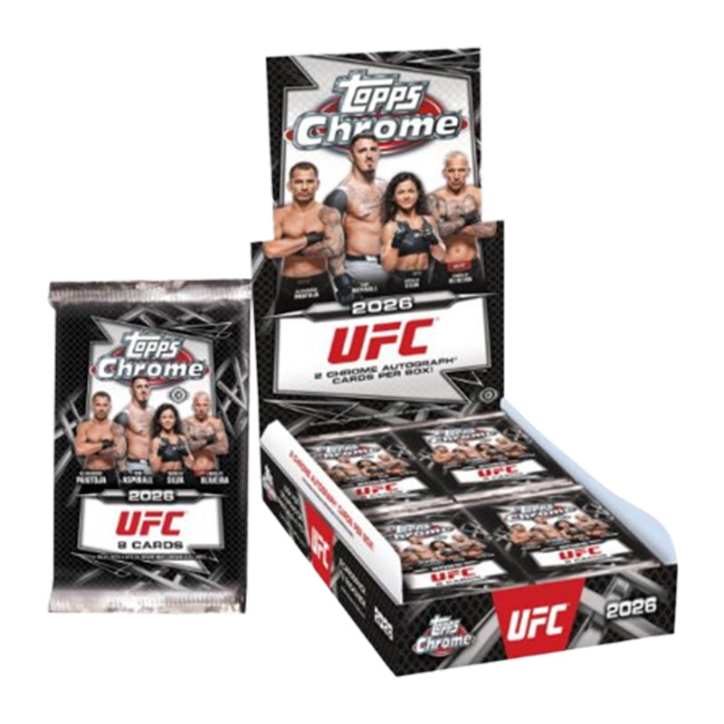 2026 Topps Chrome UFC Hobby Booster Box