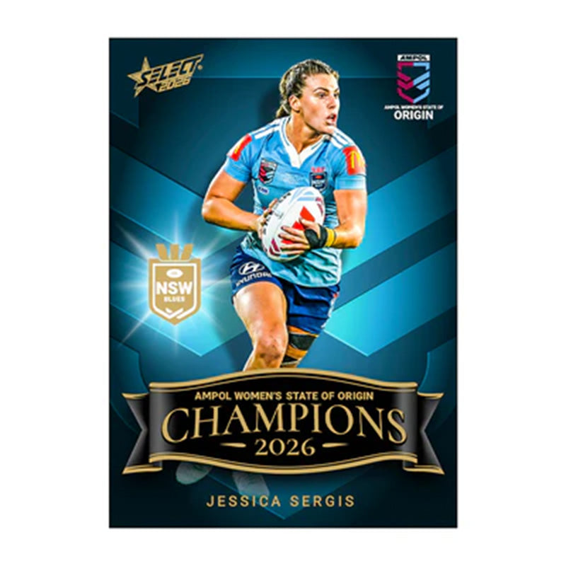 2026 Women's State of Origin Champions Card Set