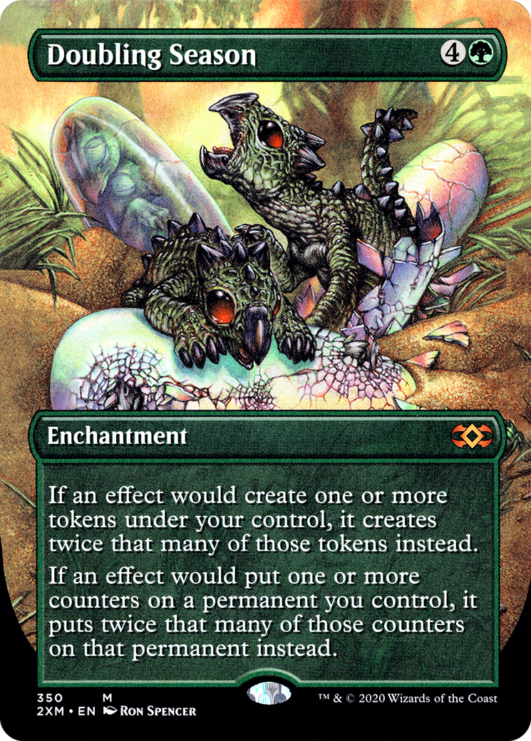 Doubling Season (Borderless) (2XM-350) - Double Masters - Magic The Gathering