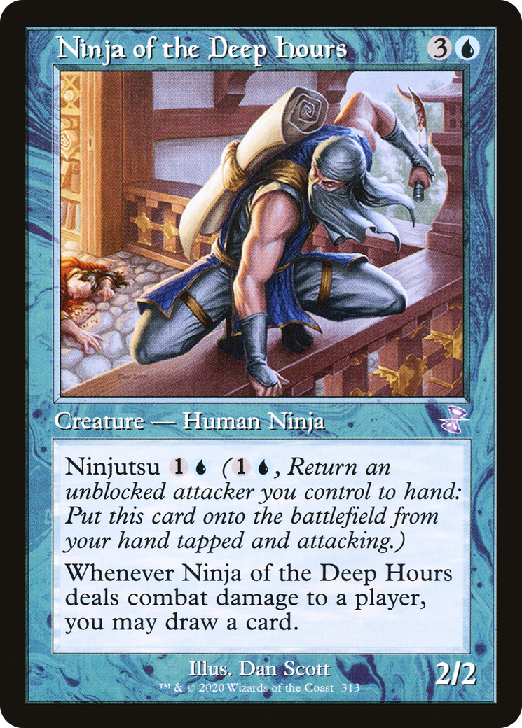 Ninja of the Deep Hours (TSR-313) - Time Spiral Remastered - Magic The Gathering
