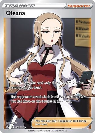Oleana 191/192 - Pokemon Rebel Clash Holofoil