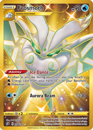 Frosmoth 204/192 - Pokemon Rebel Clash Holofoil