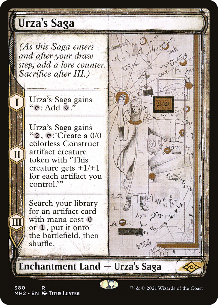 FOIL Urza's Saga (Showcase) (MH2-380) - Modern Horizons 2 - Magic The Gathering