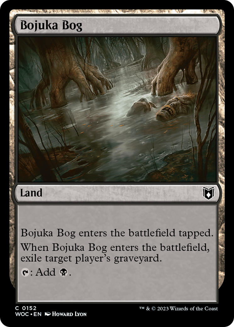 Bojuka Bog (WOC-152) - Wilds of Eldraine Commander - Magic The Gathering