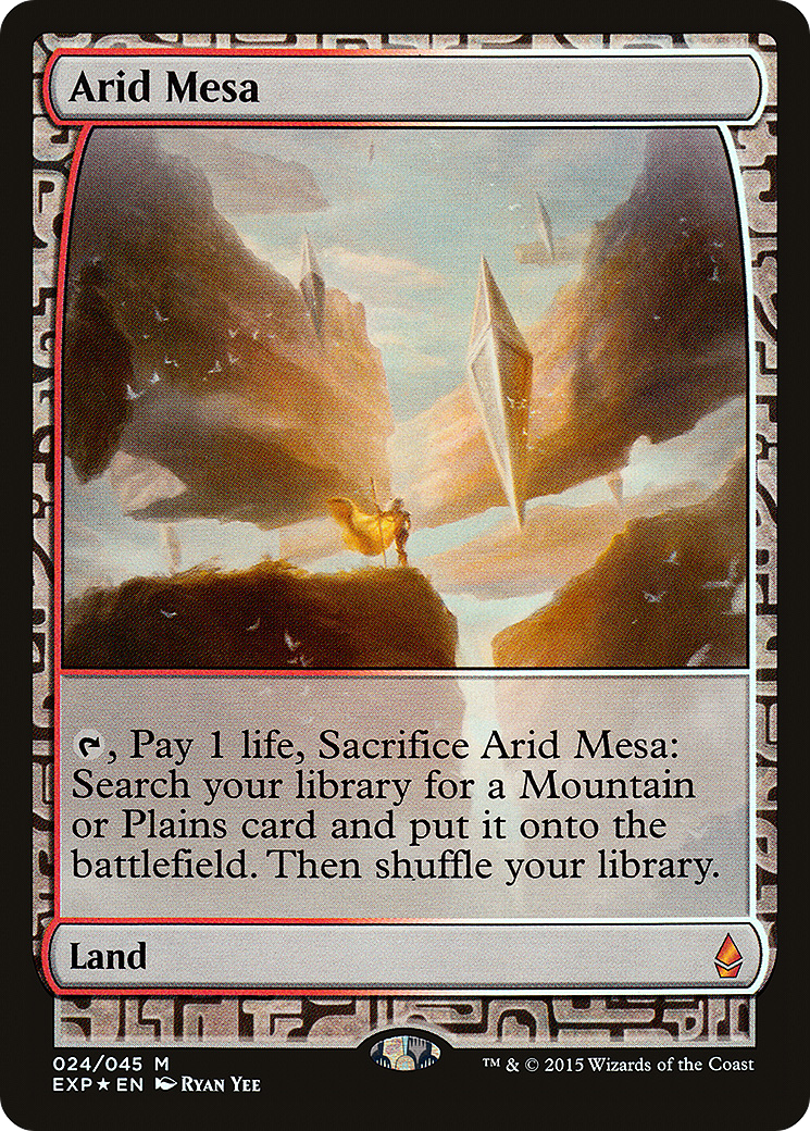 FOIL Arid Mesa (EXP-024) - Zendikar Expeditions - Magic The Gathering