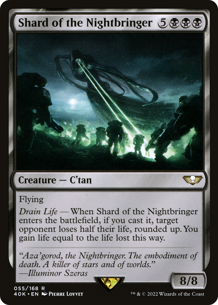 Shard of the Nightbringer (40K-055) - Warhammer 40,000 Commander - Magic The Gathering