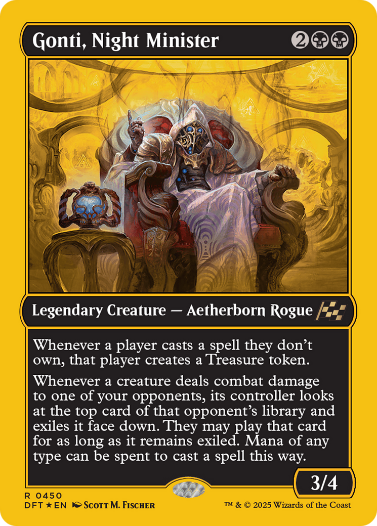 FOIL Gonti, Night Minister (DFT-450) - Aetherdrift - Magic The Gathering