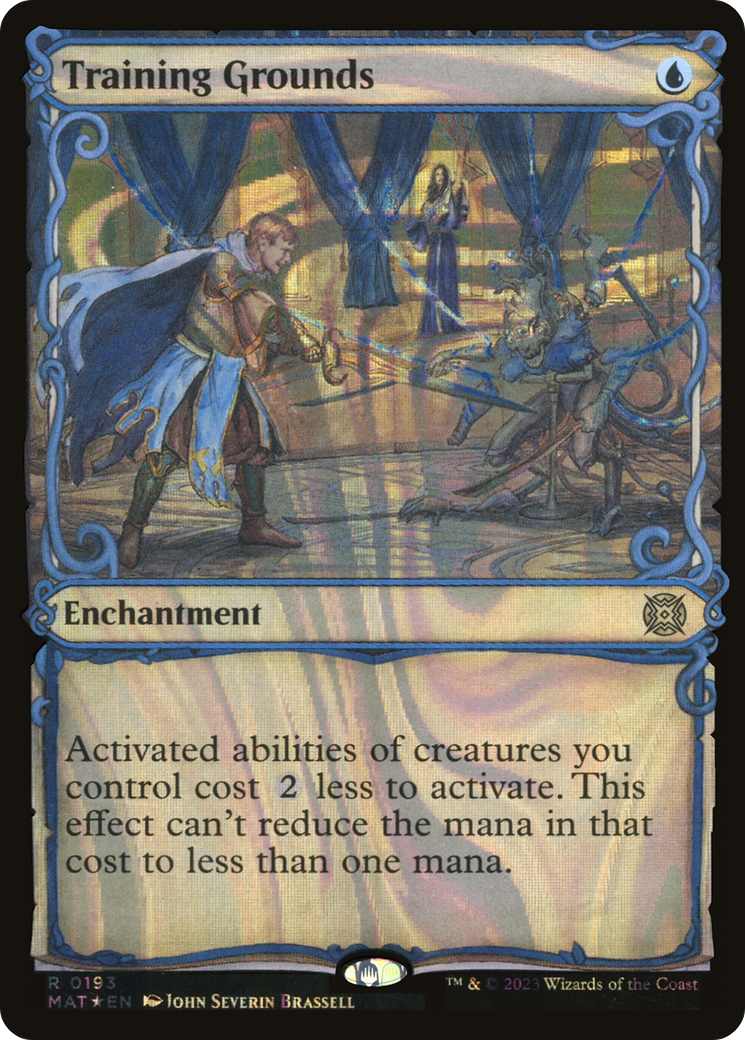FOIL Training Grounds (Halo Foil) (MAT-193) - March of the Machine: The Aftermath - Magic The Gathering