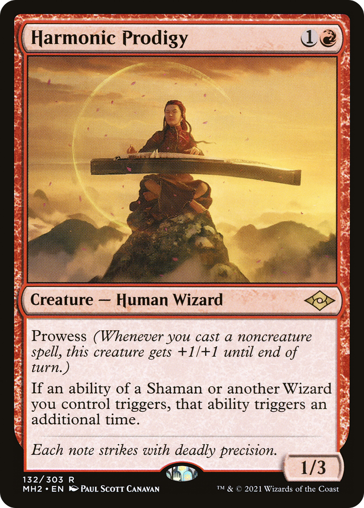 FOIL Harmonic Prodigy (MH2-132) - Modern Horizons 2 - Magic The Gathering