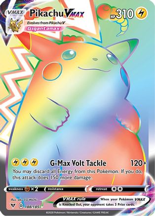 Pikachu VMAX 188/185 - Pokemon Vivid Voltage Holofoil
