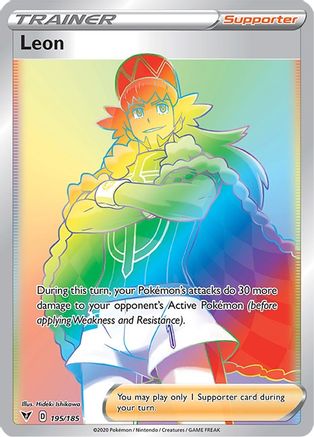 Leon 195/185 - Pokemon Vivid Voltage Holofoil