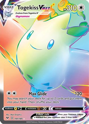 Togekiss VMAX 191/185 - Pokemon Vivid Voltage Holofoil