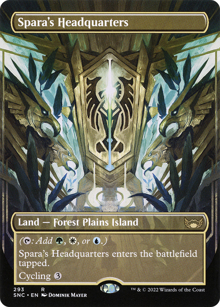 FOIL Spara's Headquarters (Borderless) (SNC-293) - Streets of New Capenna - Magic The Gathering
