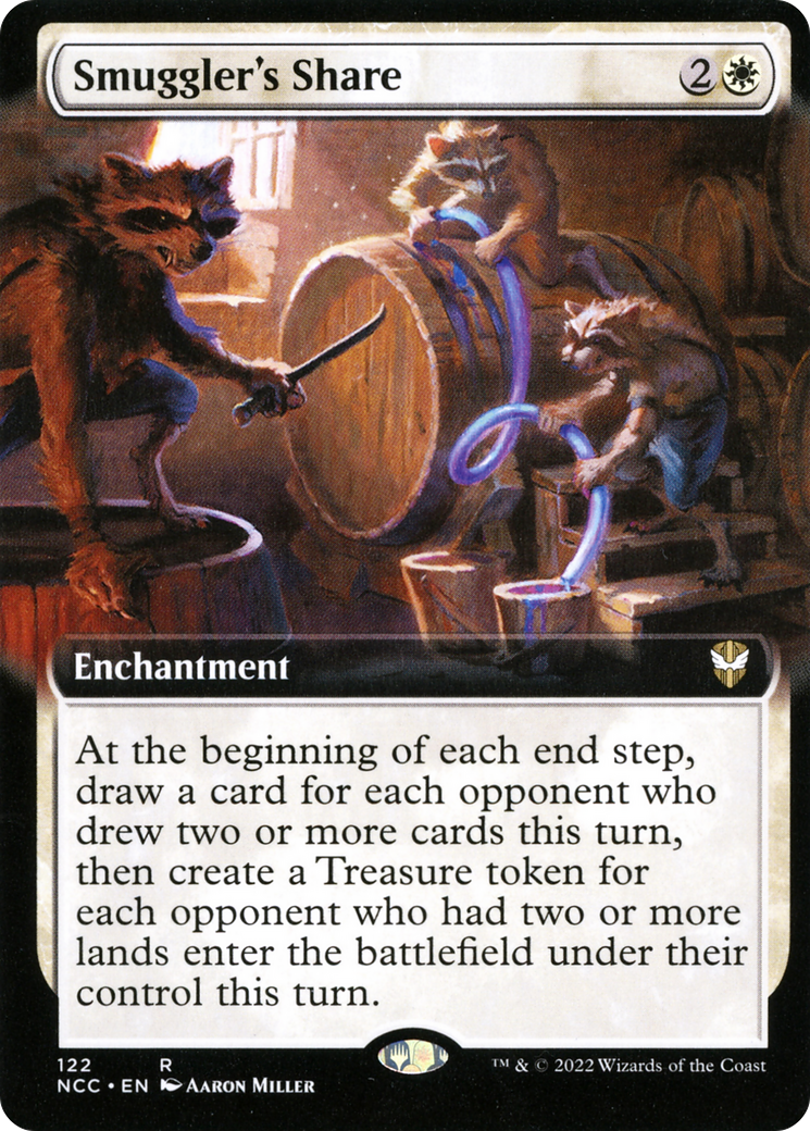 Smuggler's Share (Extended Art) (NCC-122) - New Capenna Commander - Magic The Gathering