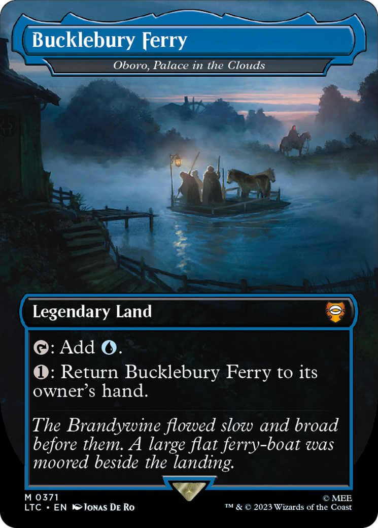 FOIL Bucklebury Ferry - Oboro, Palace in the Clouds (LTC-371) - Tales of Middle-earth Commander - Magic The Gathering