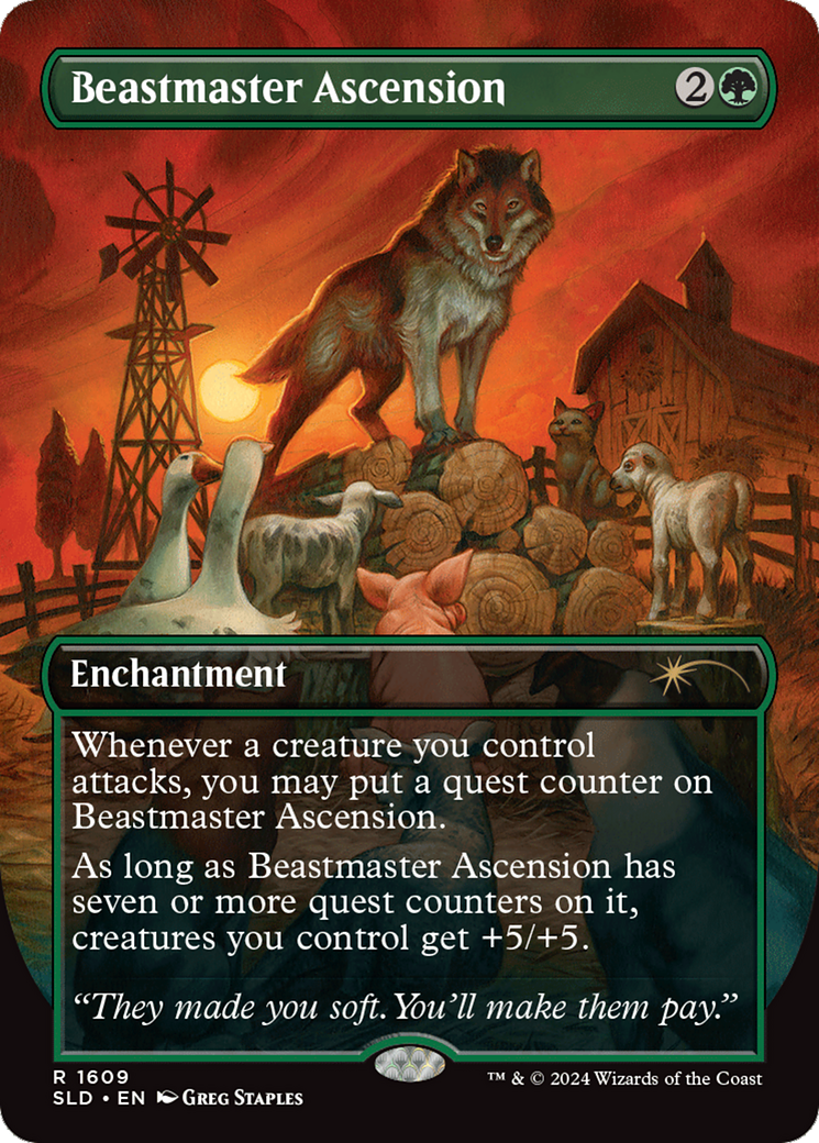 Beastmaster Ascension (SLD-1609) - Secret Lair Drop - Magic The Gathering