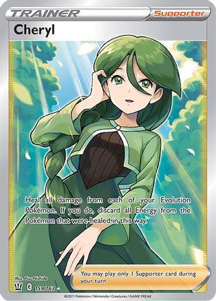 Cheryl 159/163 - Pokemon Battle Styles Holofoil