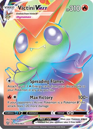 Victini VMAX 165/163 - Pokemon Battle Styles Holofoil