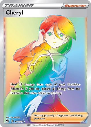 Cheryl 173/163 - Pokemon Battle Styles Holofoil