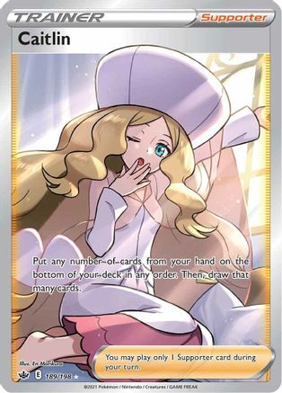Caitlin 189/198 - Pokemon Chilling Reign Holofoil