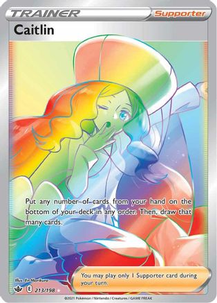 Caitlin 213/198 - Pokemon Chilling Reign Holofoil