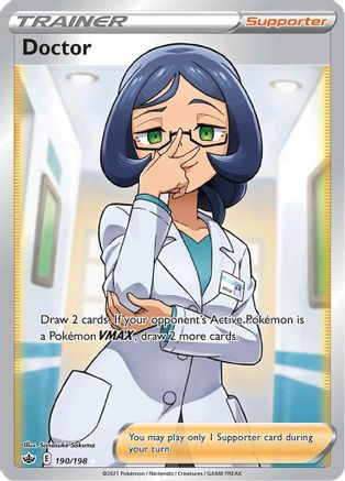 Doctor 190/198 - Pokemon Chilling Reign Holofoil