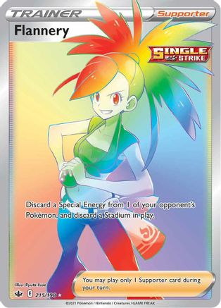 Flannery 215/198 - Pokemon Chilling Reign Holofoil
