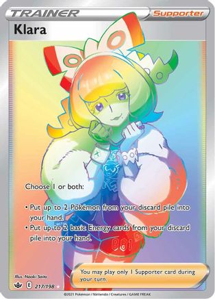 Klara 217/198 - Pokemon Chilling Reign Holofoil