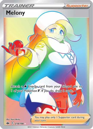 Melony 218/198 - Pokemon Chilling Reign Holofoil